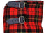 Wallace Tartan Kilt - Scottish Men's Kilt 8 Yard Professional Tartan Traditional Highland Dress Tartan Kilt 24" Drop